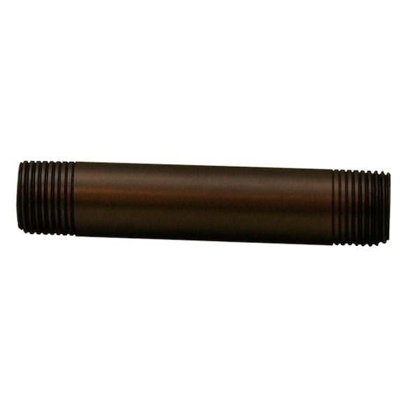 Oil Rubbed Bronze 1/2" x 4" Brass Nipple